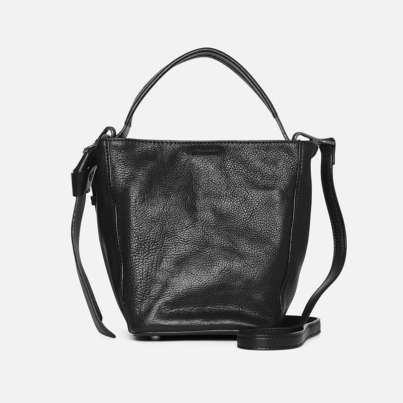 Women's Design Soft Leather Trendy Head Layer Shoulder Bags