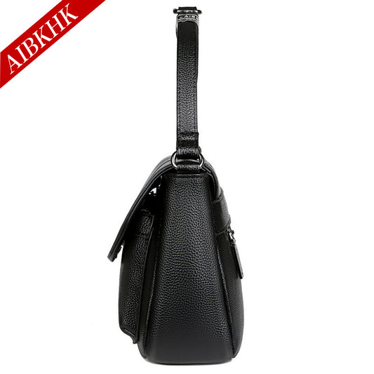 Women's To Give Mom Simple Soft Leather Crossbody Bags