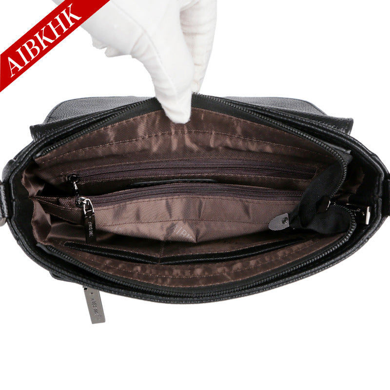Women's To Give Mom Simple Soft Leather Crossbody Bags