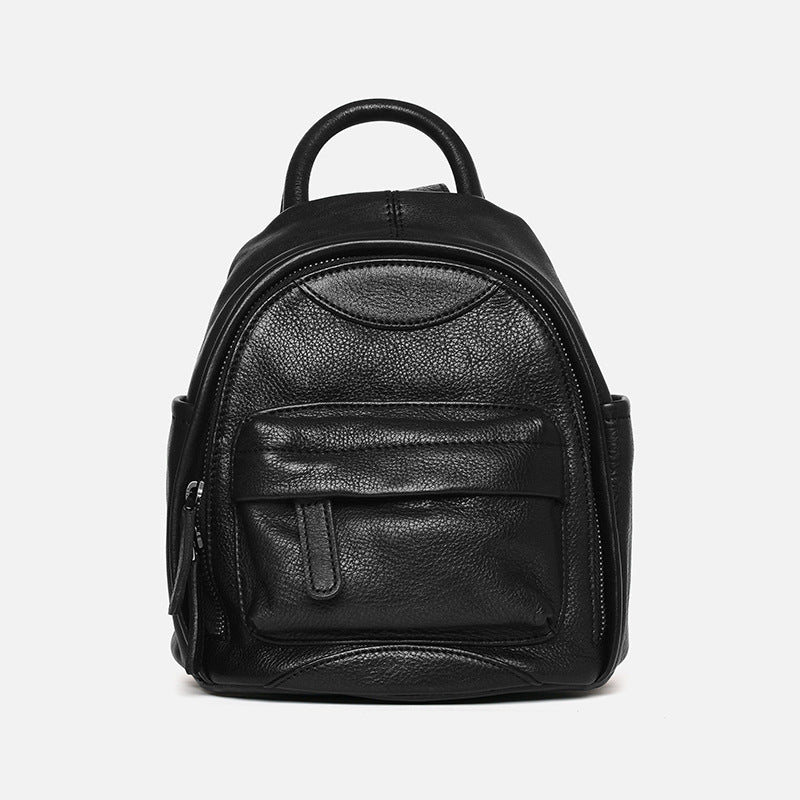 Women's Fashion Trend Genuine Leather Large Capacity Backpacks
