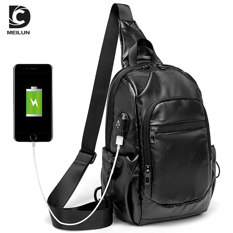 Men's Waterproof Business Korean Version Trendy Men's Chest Bags
