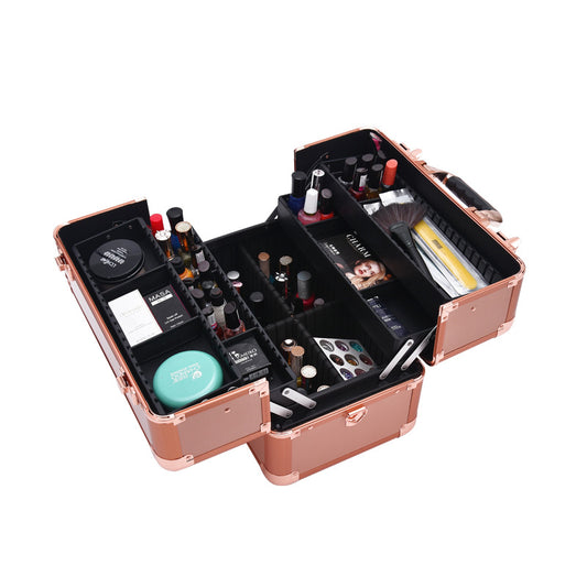 Portable Toolbox Retail Storage Box With Cosmetic Cases