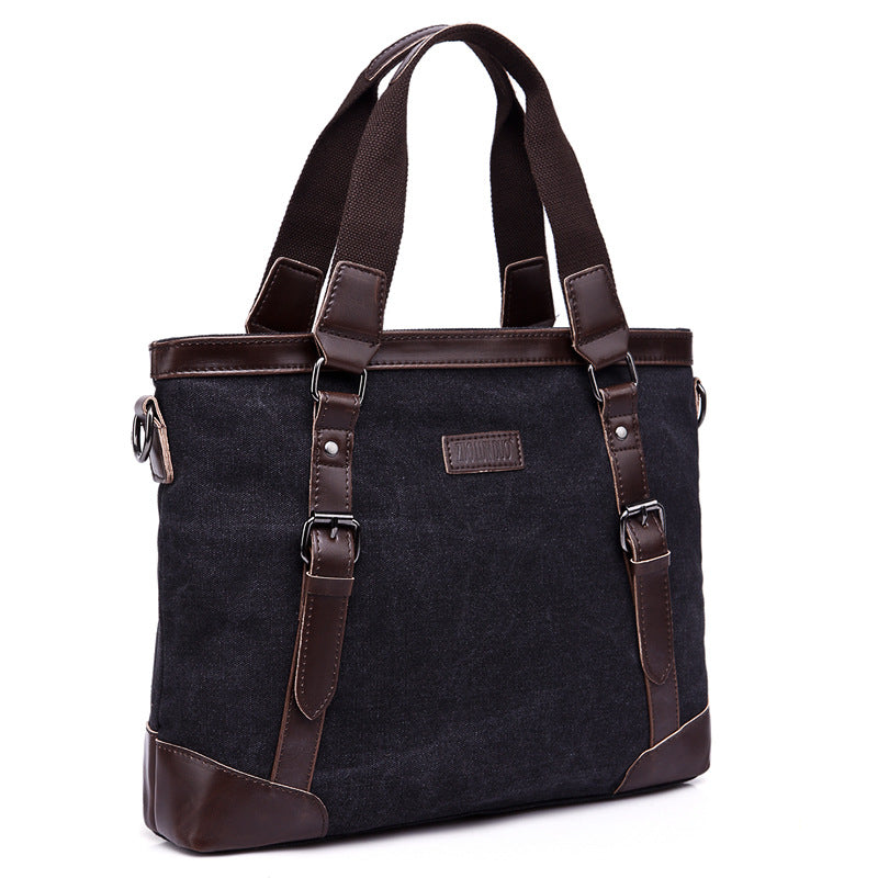 Men's Business Canvas Portable Korean Style Personalized Men's Messenger Bags