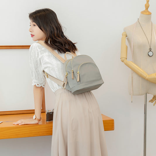 Women's Cloth Korean Style Versatile Fashion Large Backpacks