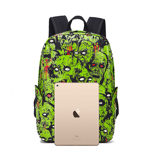 Halloween Skull Funny Computer Large Capacity Backpacks