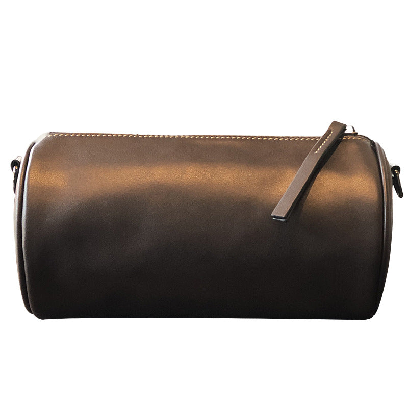 Round Leather Soft Cross Body Classic Crossbody Bags