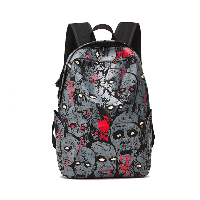 Halloween Skull Funny Computer Large Capacity Backpacks