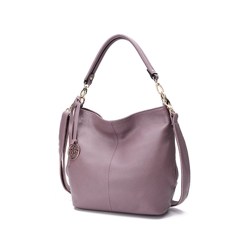 Women's Genuine Leather Portable First Layer Cowhide Shoulder Bags