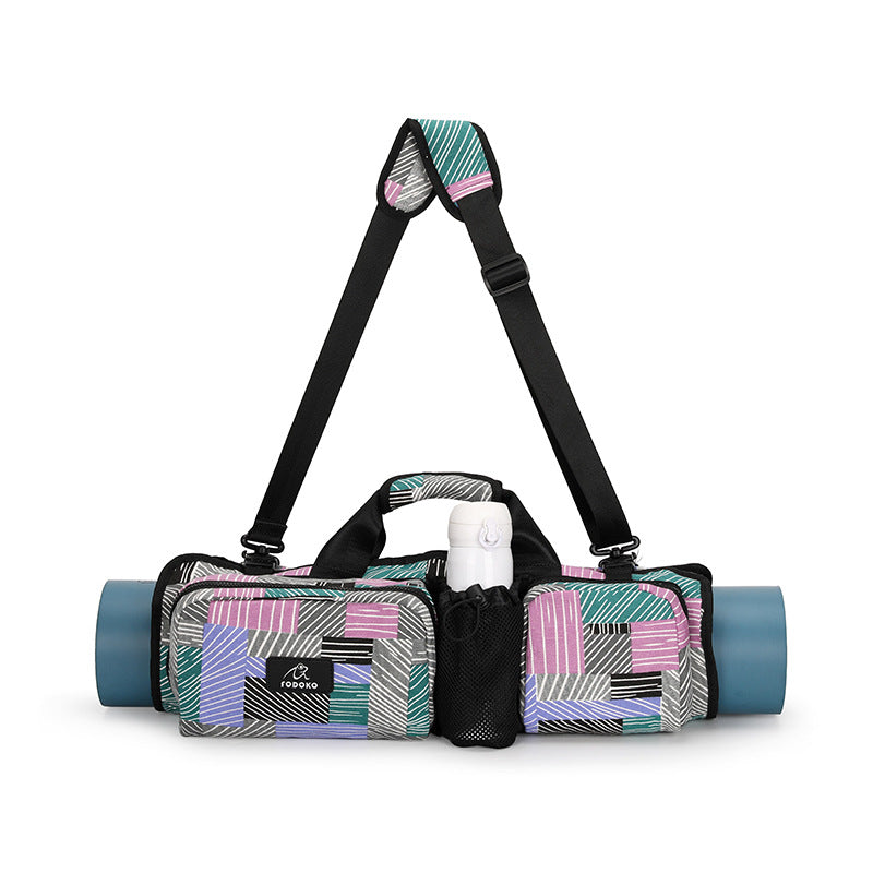 Fitness Yoga Mat Water Cup Tissue Mobile Sports Backpacks