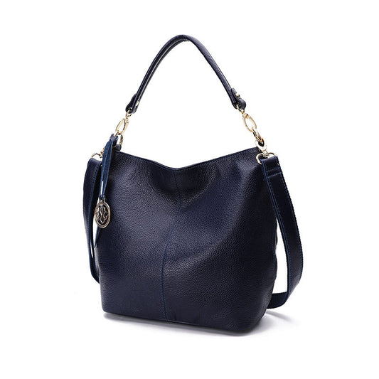 Women's Genuine Leather Portable First Layer Cowhide Shoulder Bags