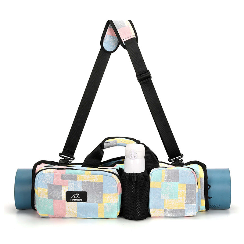 Fitness Yoga Mat Water Cup Tissue Mobile Sports Backpacks