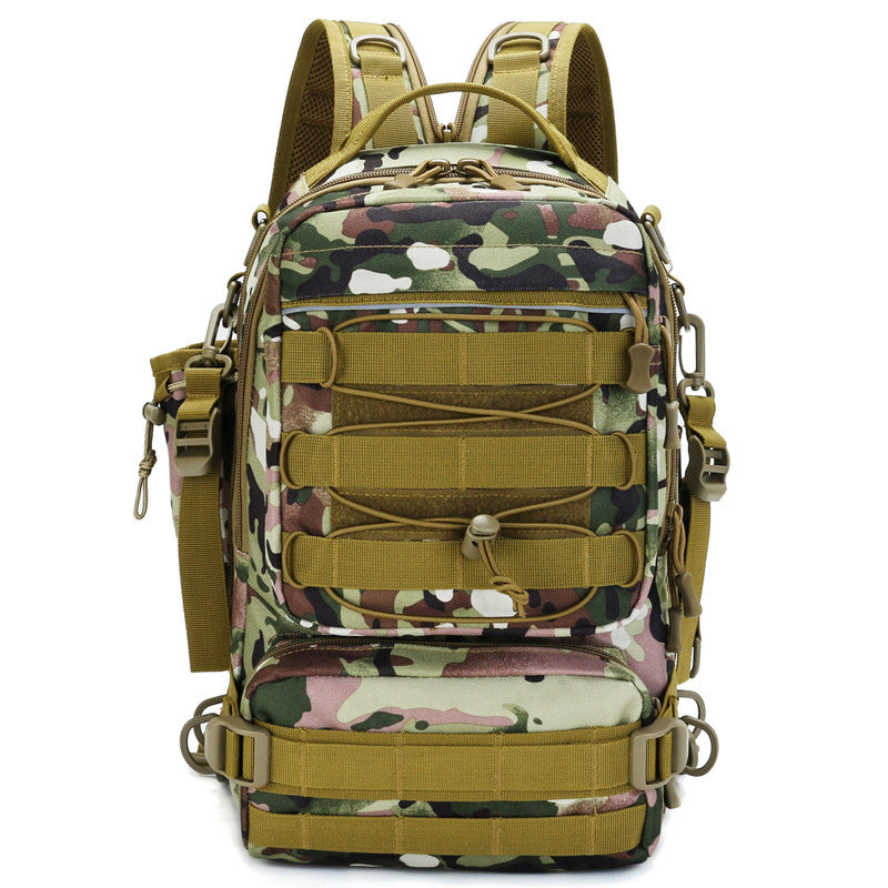 Men's Single Large Capacity Fishing Camouflage Multifunction Sports Backpacks