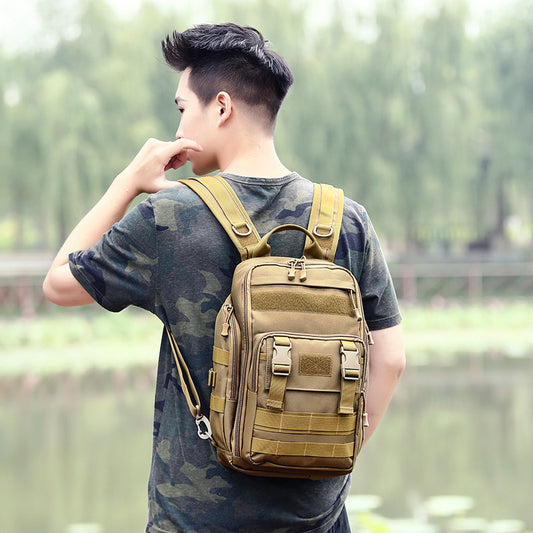 Men's Lure Camouflage Tactics Mountain Climbing Fishing Sports Backpacks