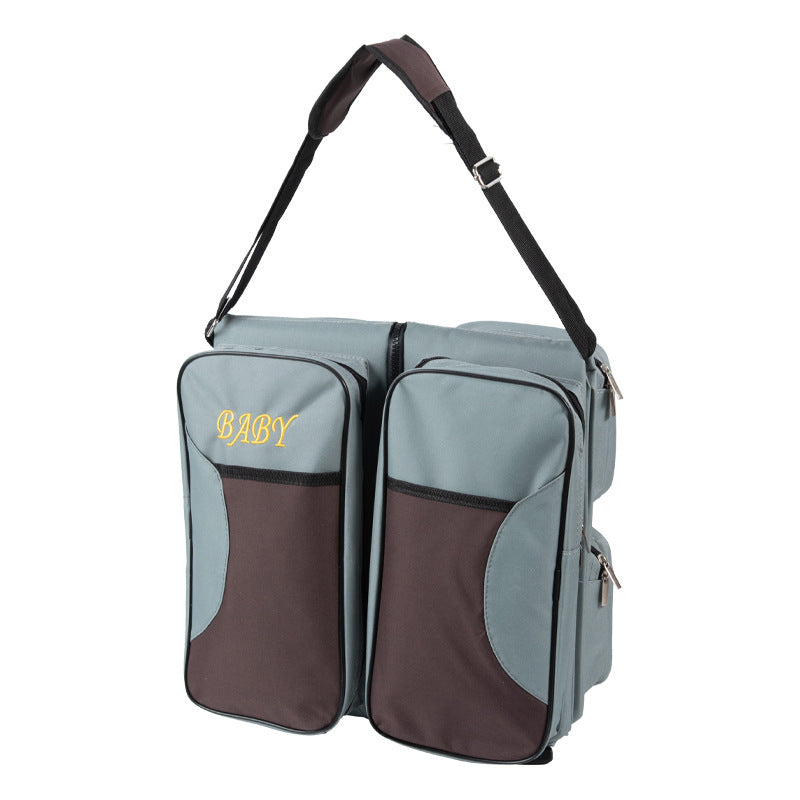 Portable Folding Diaper Crib Large Capacity Bags