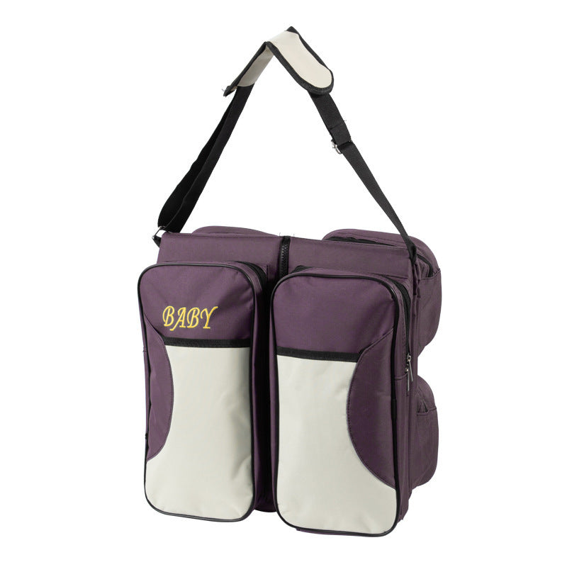 Portable Folding Diaper Crib Large Capacity Bags