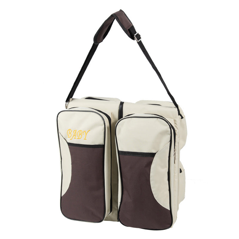 Portable Folding Diaper Crib Large Capacity Bags