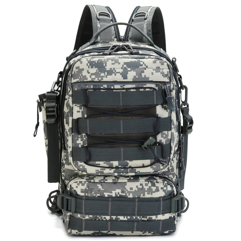Men's Single Large Capacity Fishing Camouflage Multifunction Sports Backpacks