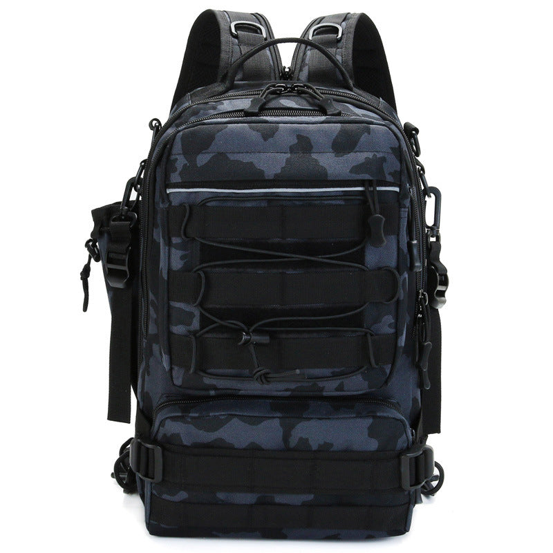 Men's Single Large Capacity Fishing Camouflage Multifunction Sports Backpacks