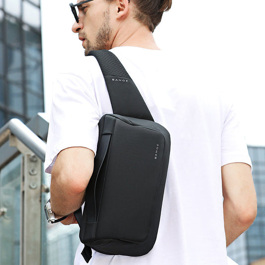 Bange Leisure Business Trendy Fashion Lightweight Men's Chest Bags