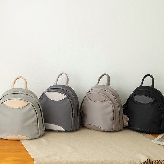Women's Korean Fashionable Nylon Oxford Cloth Waterproof Backpacks
