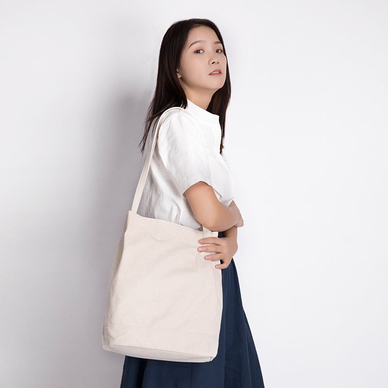 Women's Fashion Pretty Artistic Simple Canvas Shoulder Bags