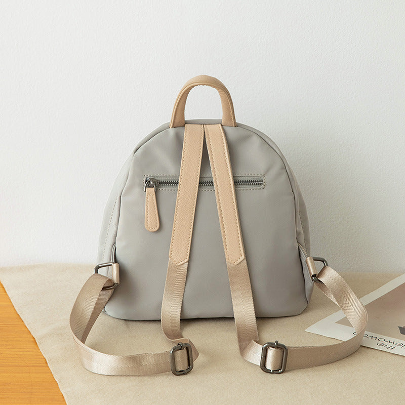 Women's Korean Fashionable Nylon Oxford Cloth Waterproof Backpacks