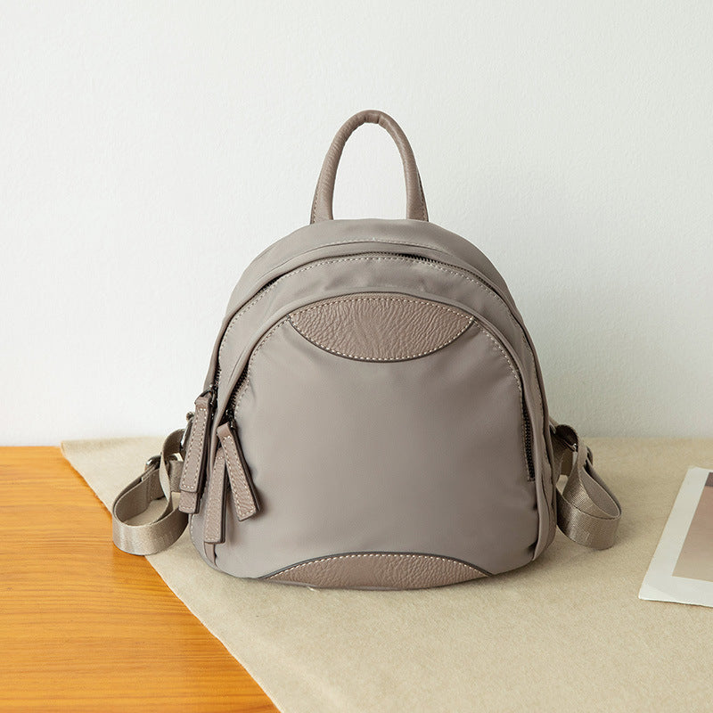 Women's Korean Fashionable Nylon Oxford Cloth Waterproof Backpacks