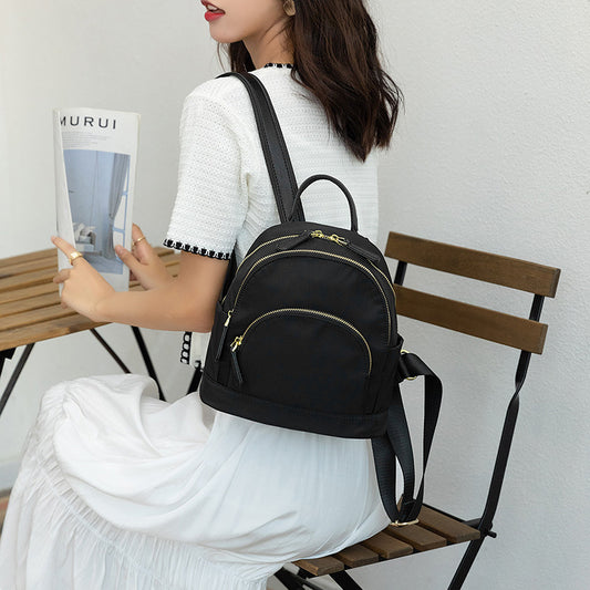 Women's Korean Fashionable Large Capacity Oxford Cloth Backpacks