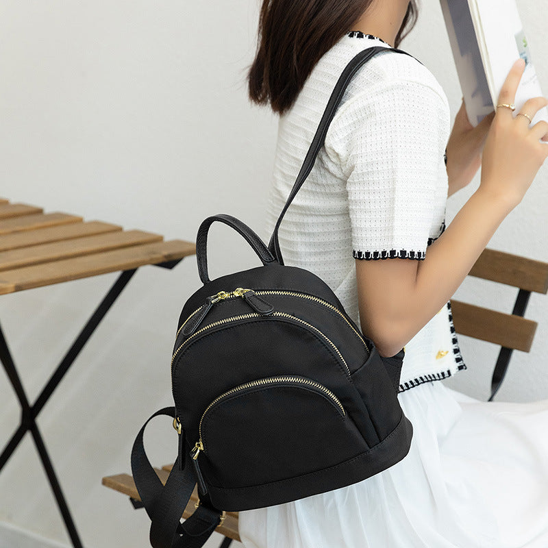 Women's Korean Fashionable Large Capacity Oxford Cloth Backpacks