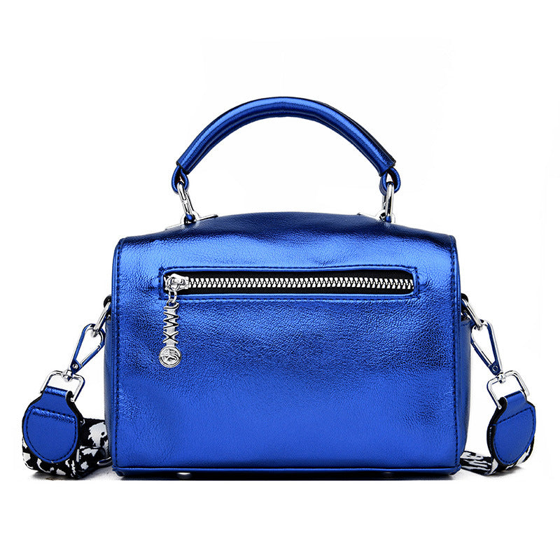 Women's High-grade Boston Trendy Genuine Leather Western Shoulder Bags