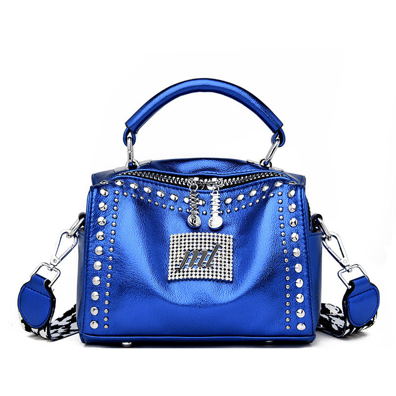Women's High-grade Boston Trendy Genuine Leather Western Shoulder Bags
