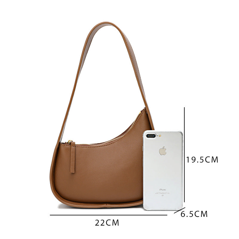 Women's Strictly Selected Genuine Leather Fashion Summer Simple Irregular Shoulder Bags