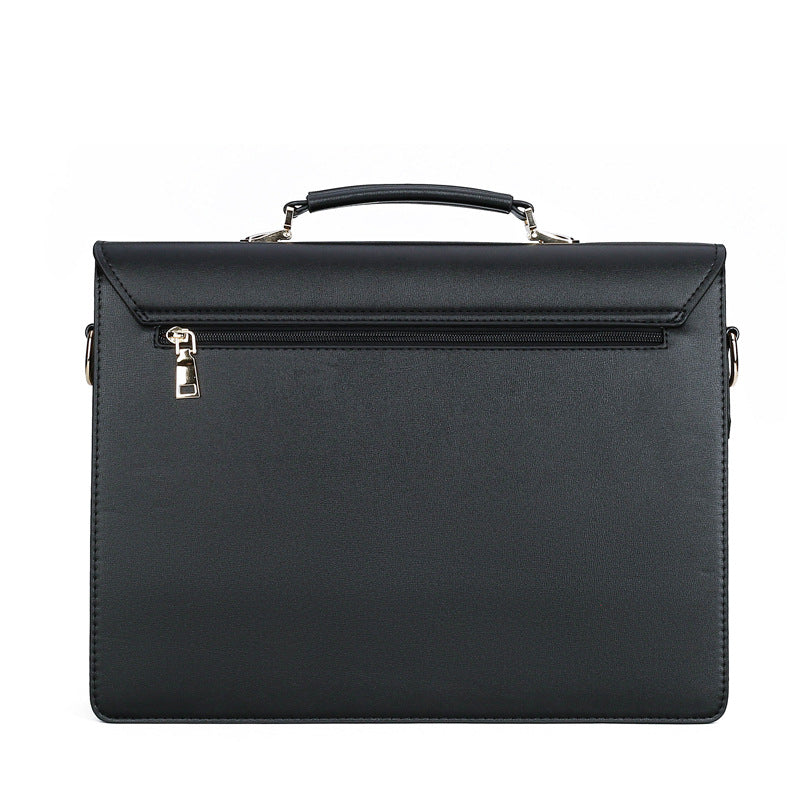 Men's Business Password Computer Retro Leather Men's Briefcases