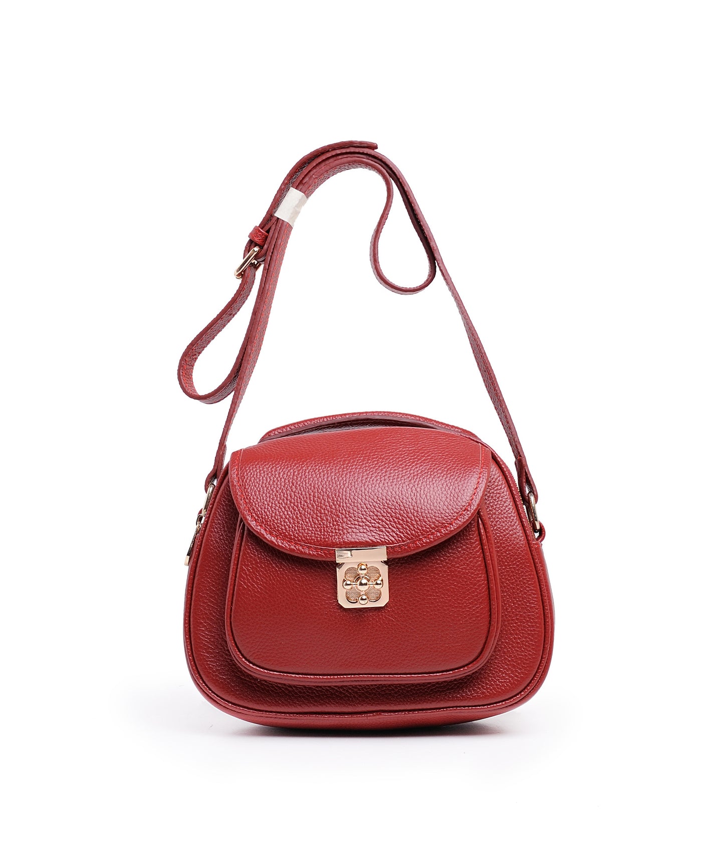 Women's Fashion Twist First Layer Cowhide One Genuine Shoulder Bags