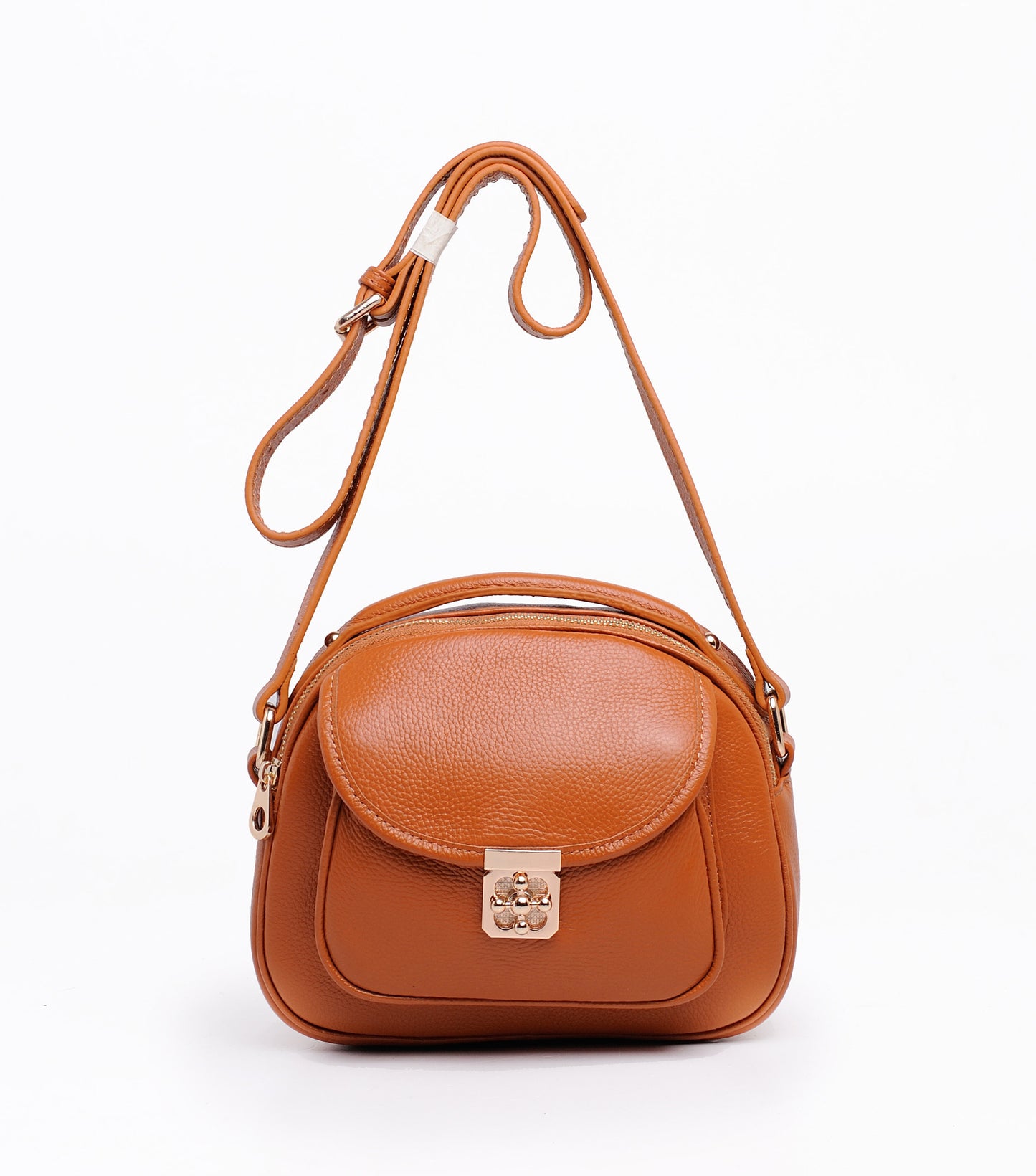 Women's Fashion Twist First Layer Cowhide One Genuine Shoulder Bags