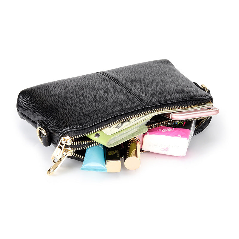Women's Genuine Leather Simple Fashion First Layer Crossbody Bags