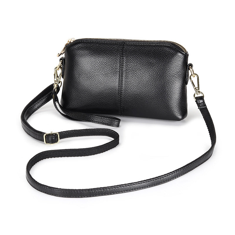 Women's Genuine Leather Simple Fashion First Layer Crossbody Bags