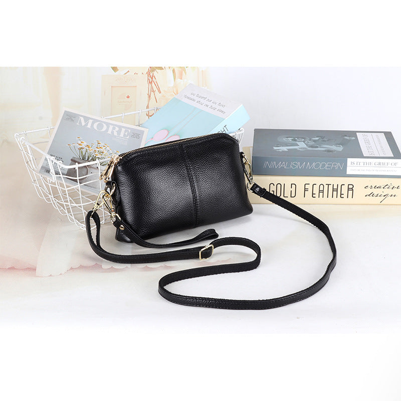 Women's Genuine Leather Simple Fashion First Layer Crossbody Bags