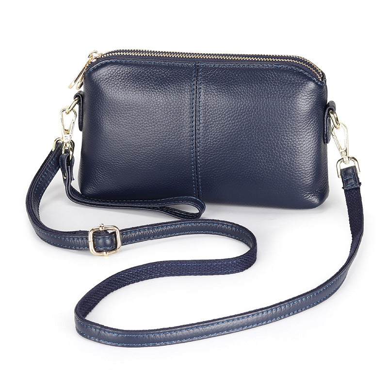 Women's Genuine Leather Simple Fashion First Layer Crossbody Bags