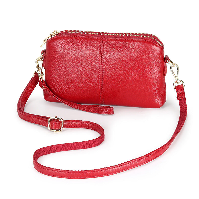 Women's Genuine Leather Simple Fashion First Layer Crossbody Bags