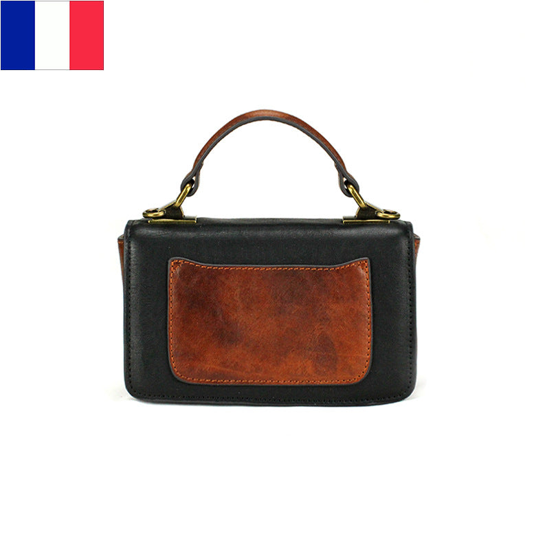 Women's Classy French Genuine Leather Fashion Shoulder Bags