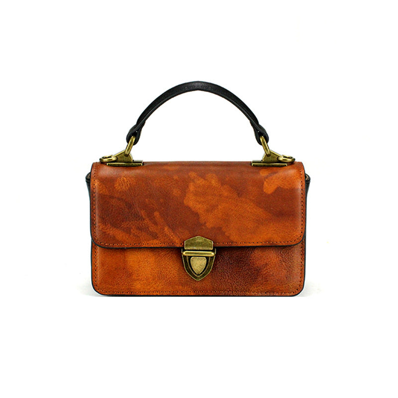 Women's Classy French Genuine Leather Fashion Shoulder Bags