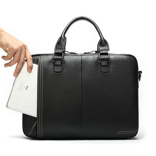 Men's Vintage Business Leather For Portfolio Men's Briefcases