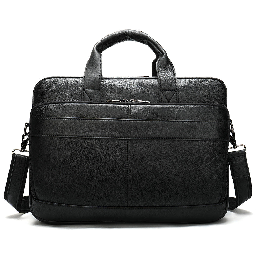 Men's Classic Business Leather Inch Computer Handbags