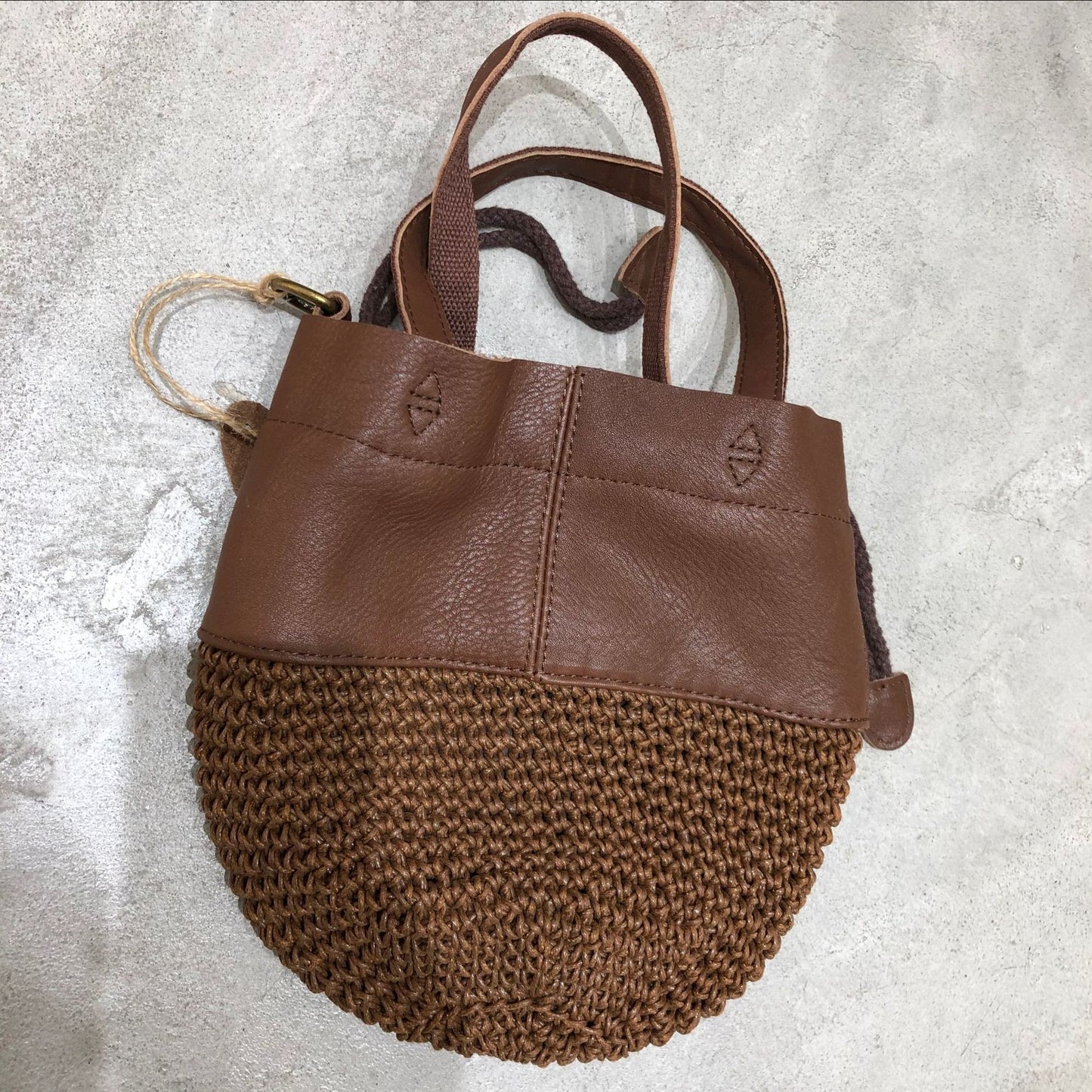 Women's Style First Layer Cowhide Wax Rope Bags