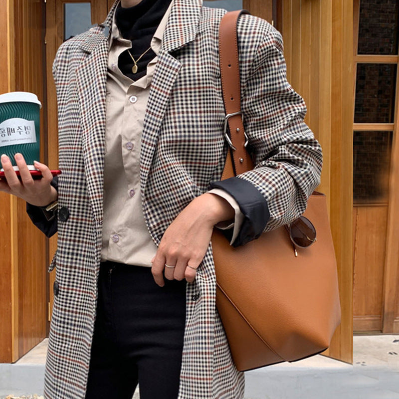Women's Fashionable Korean Simple Large Capacity Tote Bags