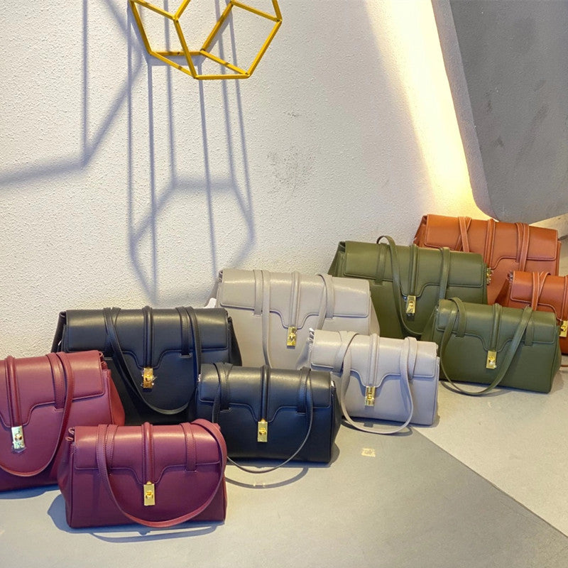 Women's Large Capacity Genuine Leather Shape Fashion Bags