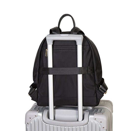 Women's Oxford Cloth Lightweight Contrast Color Large Backpacks