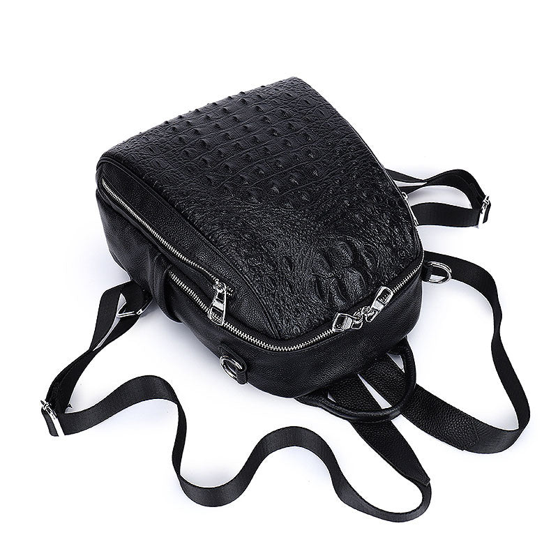 Women's Fashion Large Capacity Crocodile Pattern Leather Bags