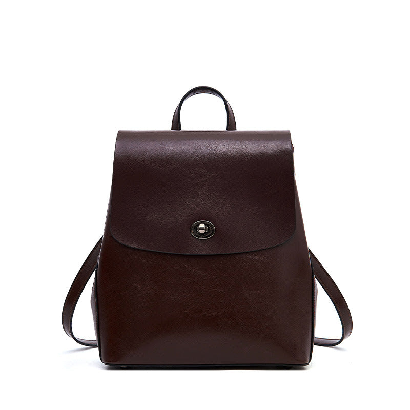 Women's Classy Leather Fashion Retro Style Backpacks